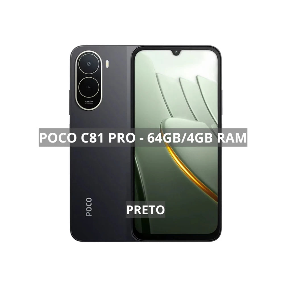 Xiaomi Poco C81 Pro 4g, 64Gb/4Gb, Global Version, Unisoc T7250 Processor, 6000Mah Battery