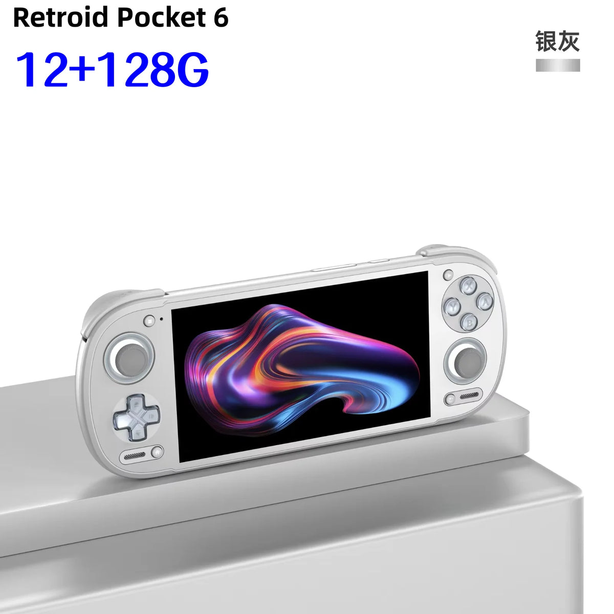 Retroid Pocket 6 Android Game Console Hall-Effect Trigger 8GEN2 5.5Inch 1080P 120Hz AMOLED Screen 6000mAh Handheld Consoles