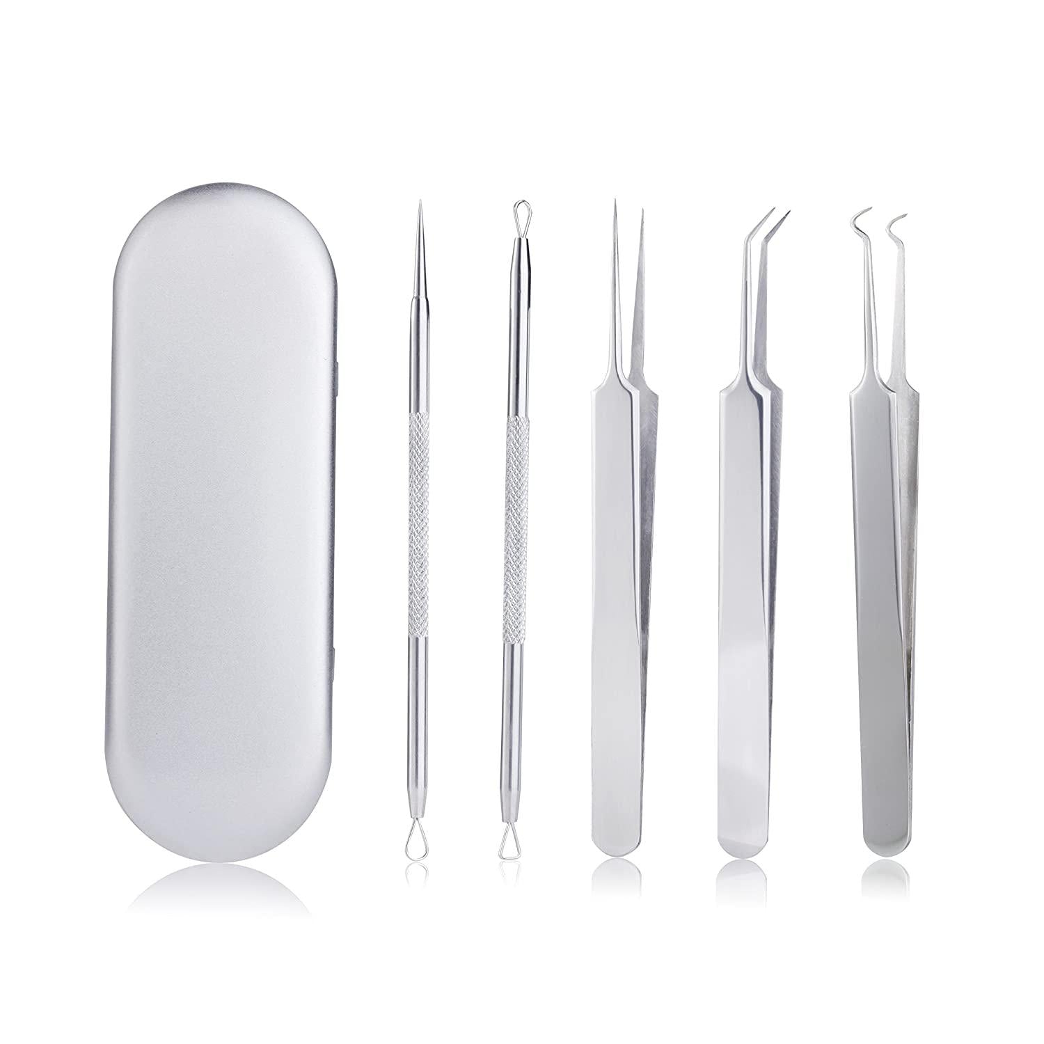 8pcs Ultra-fine Beauty Salon Acne Needle Tool Set