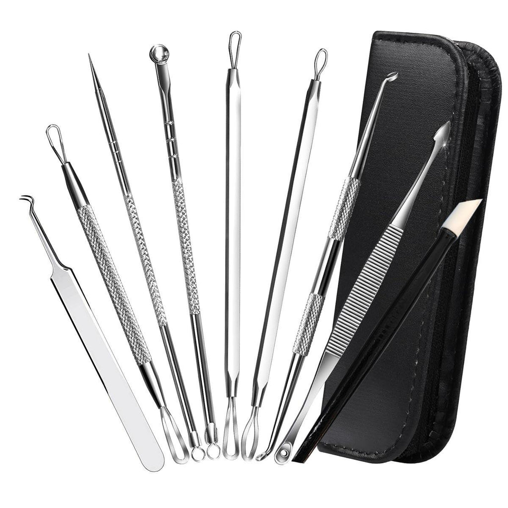 8pcs Ultra-fine Beauty Salon Acne Needle Tool Set