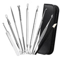 8pcs Ultra-fine Beauty Salon Acne Needle Tool Set