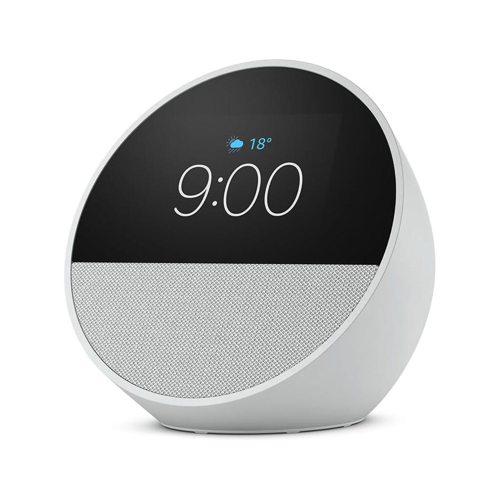 Amazon Echo Spot (2024) – Smart Alarm Clock with Alexa