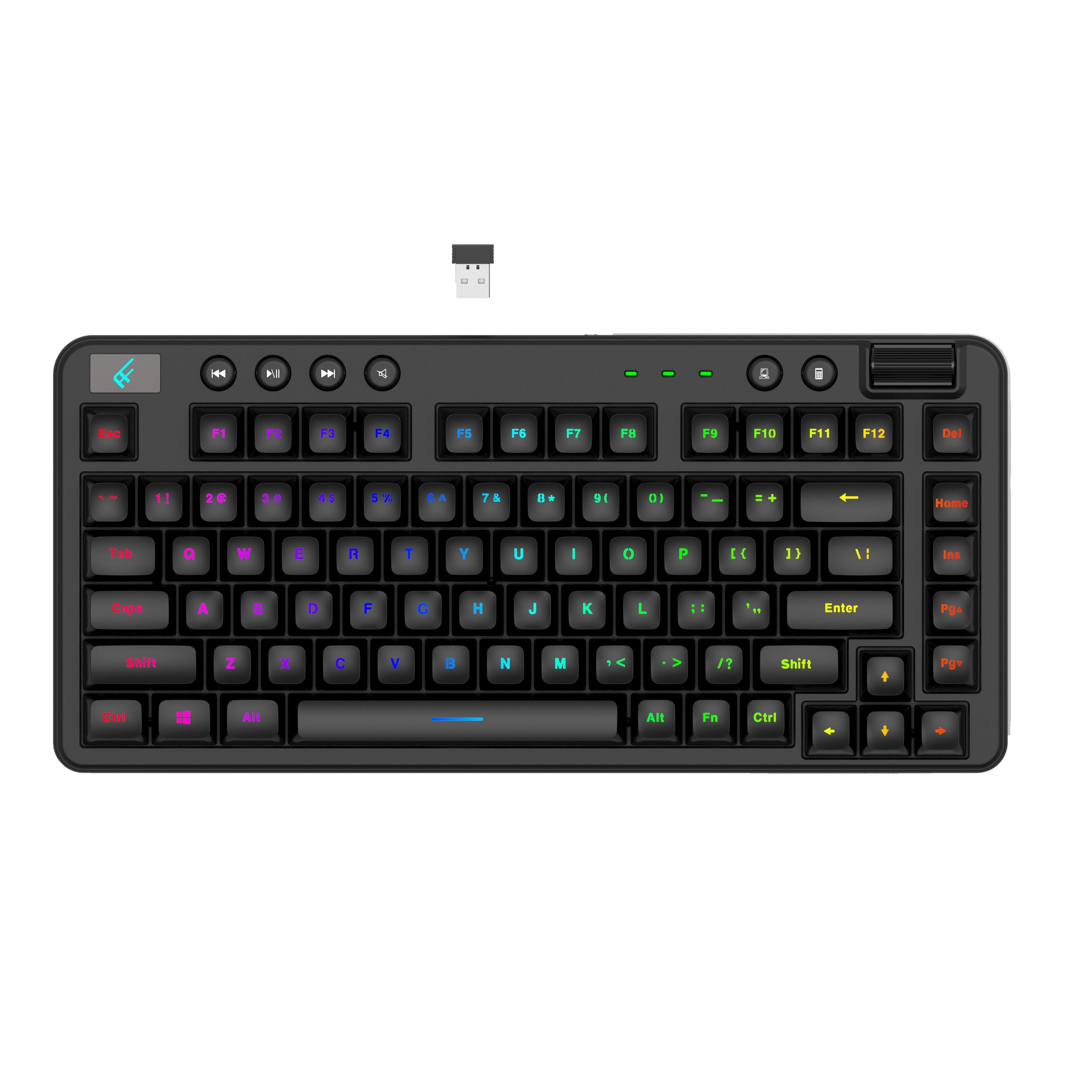 Wireless Mechanical Gaming Keyboard – RGB Backlit