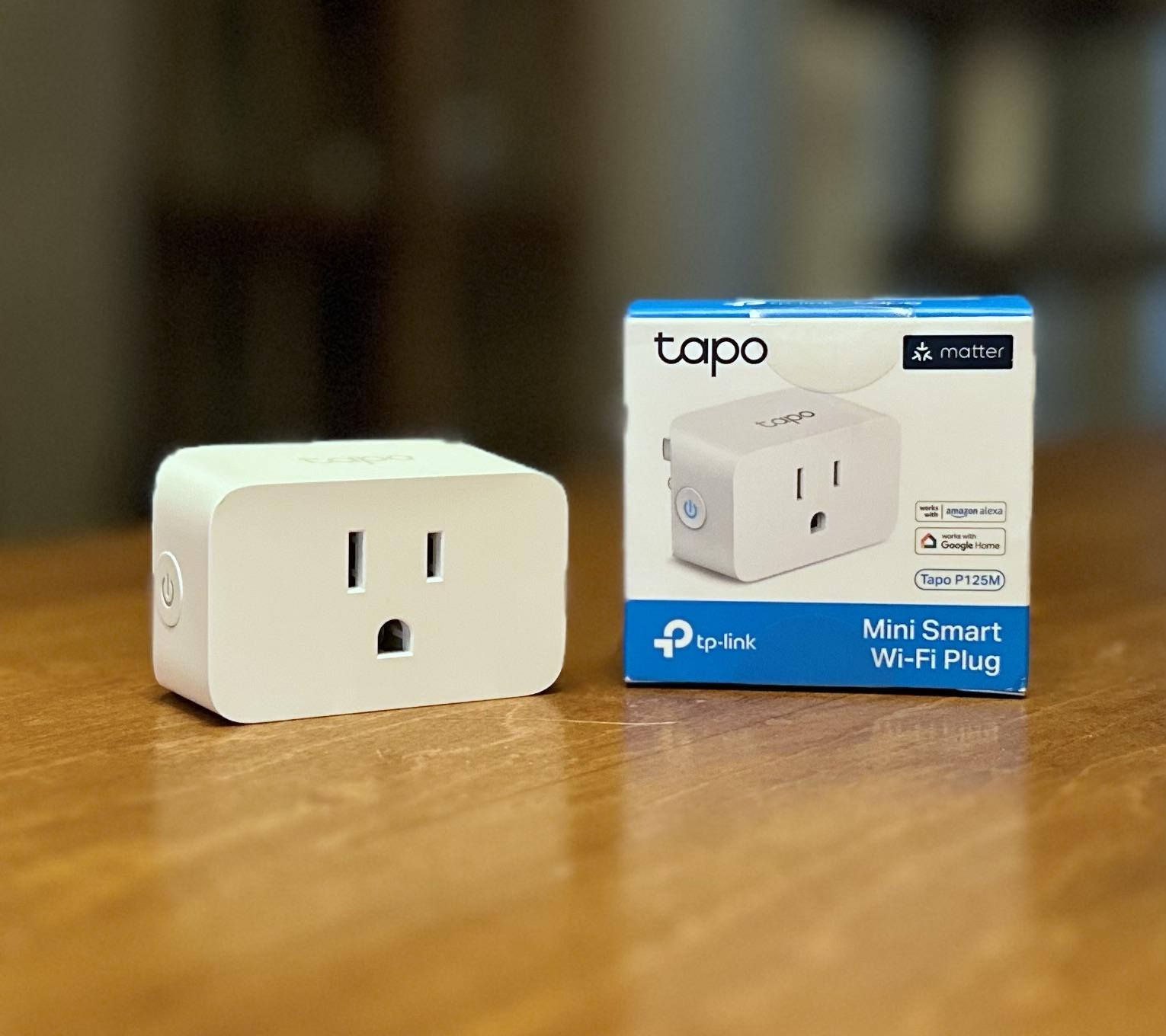 TP-Link Tapo P125M Mini Smart Wi-Fi Plug with Alexa