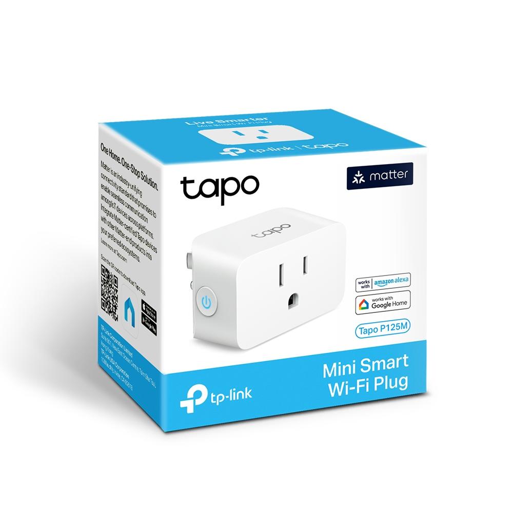 TP-Link Tapo P125M Mini Smart Wi-Fi Plug with Alexa