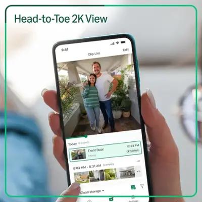 Blink Wired Doorbell 2K+ – 2K Smart Video Doorbell with Alexa