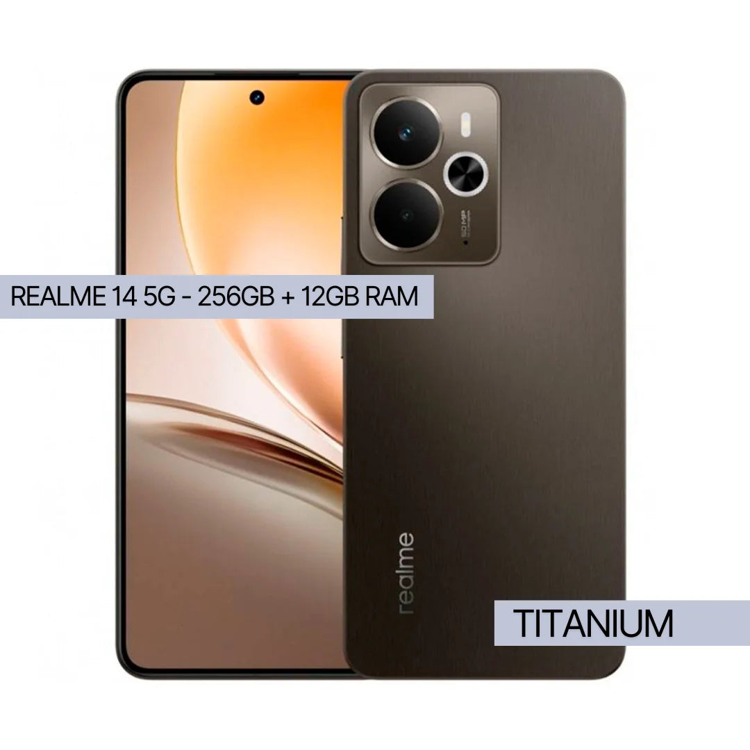 Realme 14 5g 256Gb/12Gb Storage/Ram, Snapdragon 6 Gen 4, 6000Mah Battery, Rmx5070, Global Version