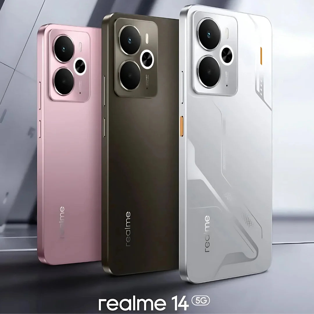 Realme 14 5g 256Gb/12Gb Storage/Ram, Snapdragon 6 Gen 4, 6000Mah Battery, Rmx5070, Global Version