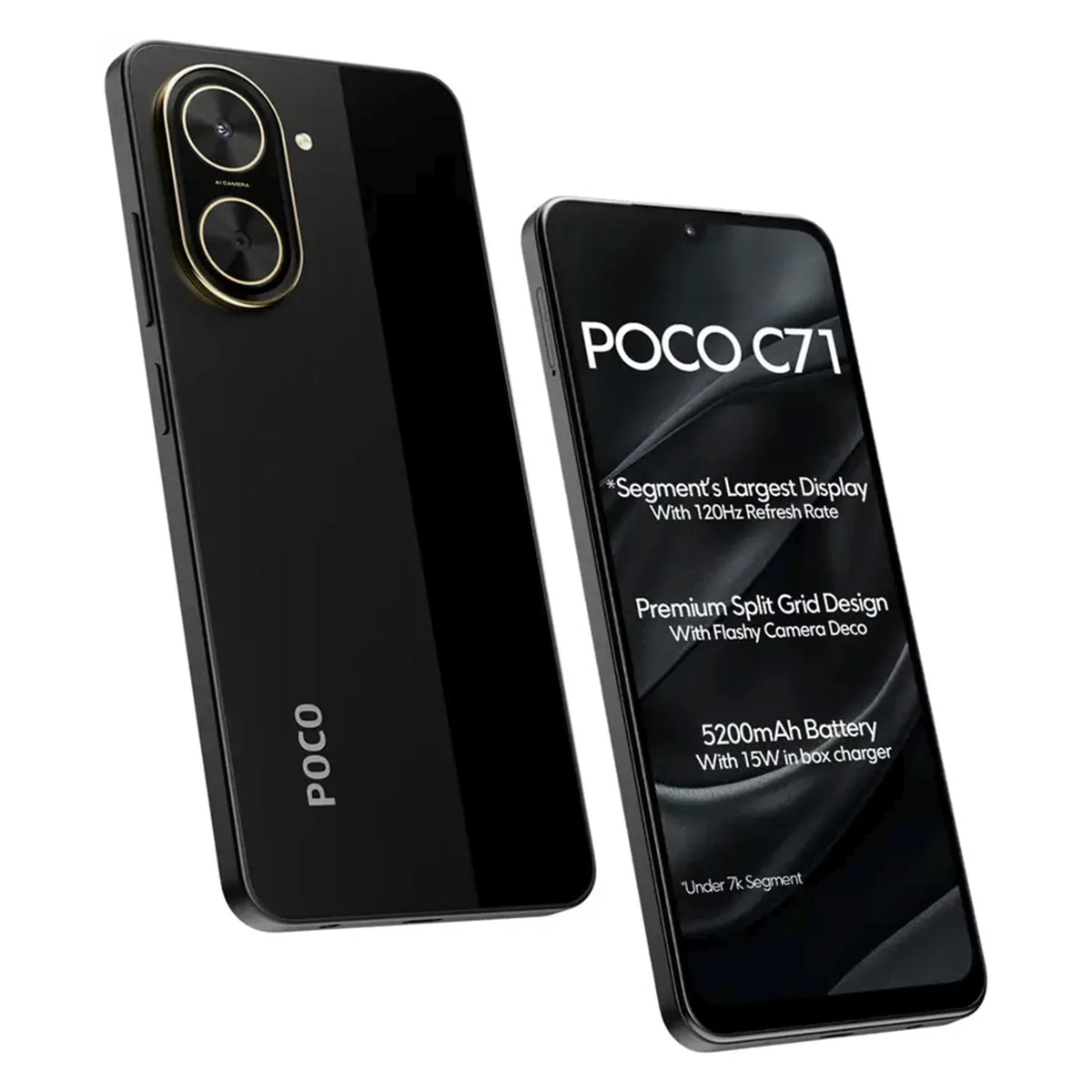 Xiaomi POCO C71 128GB Dual SIM 4GB 6.88 RAM 32MP 8MP-Black (Global)