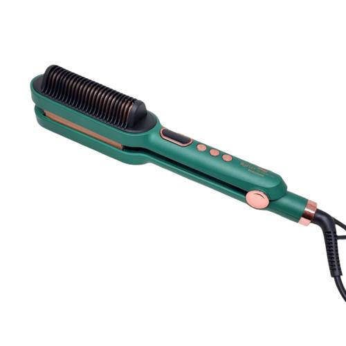 Dual-Purpose Electric Hair Comb for Curling & Straightening
