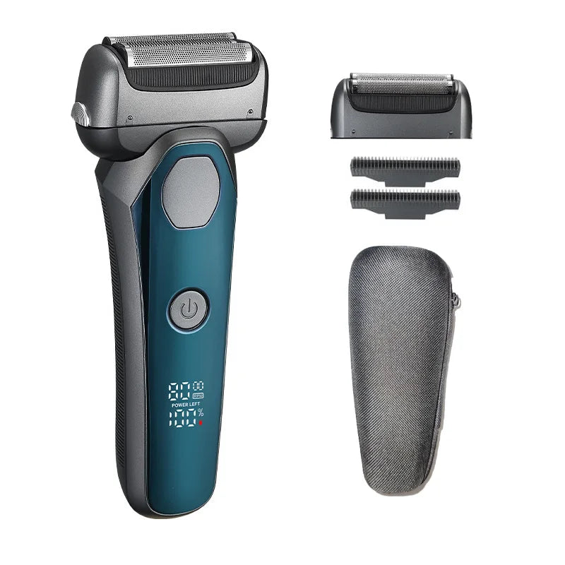 MOTAWISH Electric Shaver Reciprocating High and Low Two-speed Adjustable Shaver Full Body Washable Type-c Rechargeable Shaver