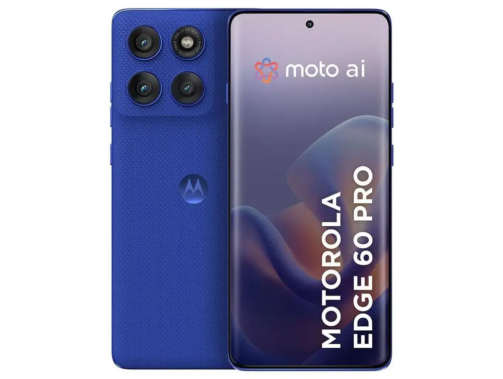Motorola Edge 60 Pro Smartphone 256Gb Blue 5g 24Gb Ram 6.7\" Silent Mode Triple + Selfie 50Mp