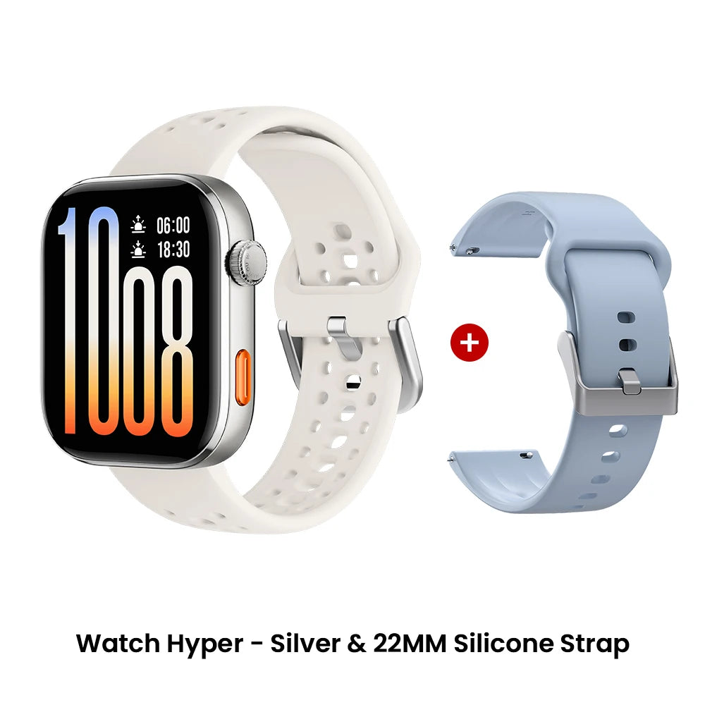 HAYLOU Watch Hyper Smartwatch 1.97" AMOLED Display Supports Dual-Band GPS Compass Offline Maps Message Reply Smart Watch 5ATM