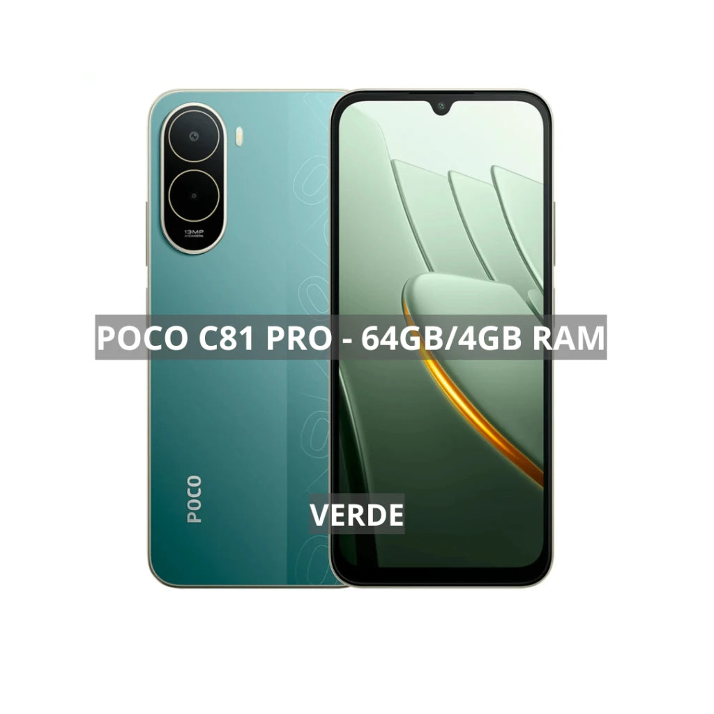 Xiaomi Poco C81 Pro 4g, 64Gb/4Gb, Global Version, Unisoc T7250 Processor, 6000Mah Battery