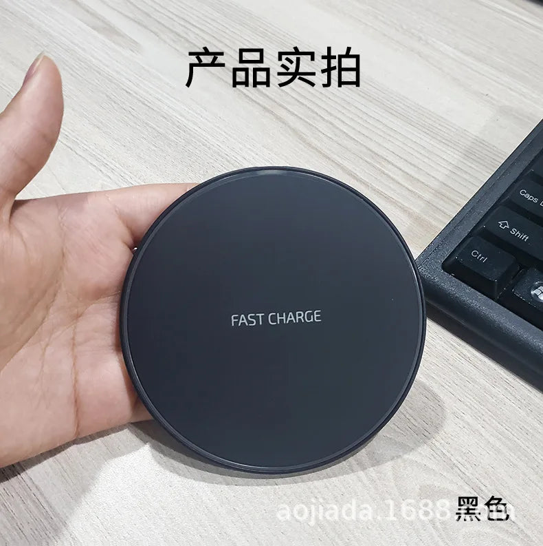 50W Wireless Charger For iPhone 14 15 16 17 Pro Xs Max Mini X Xr Induction Fast Charging Pad For Samsung S25 S26 S8 S9 S10 Note
