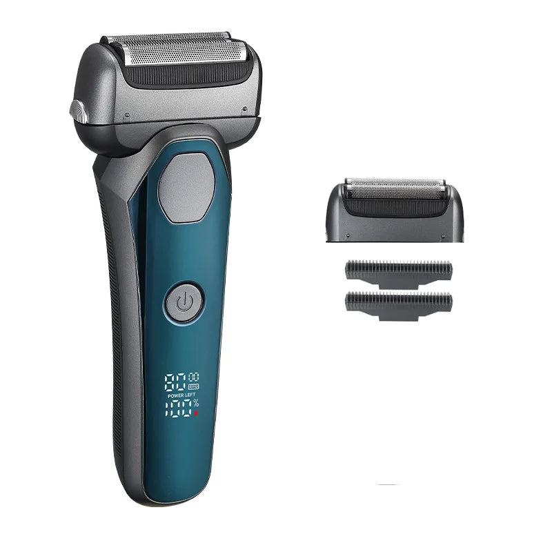 MOTAWISH Electric Shaver Reciprocating High and Low Two-speed Adjustable Shaver Full Body Washable Type-c Rechargeable Shaver