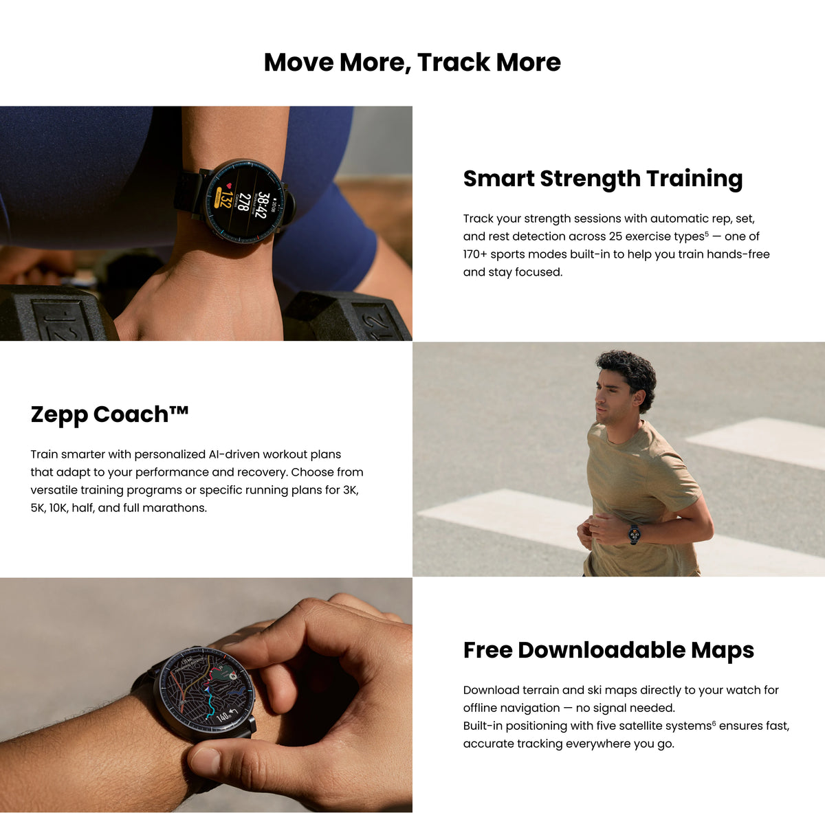 A2557 Amazfit Active MAX Smart Watch For IOS phone Android Smartwatch