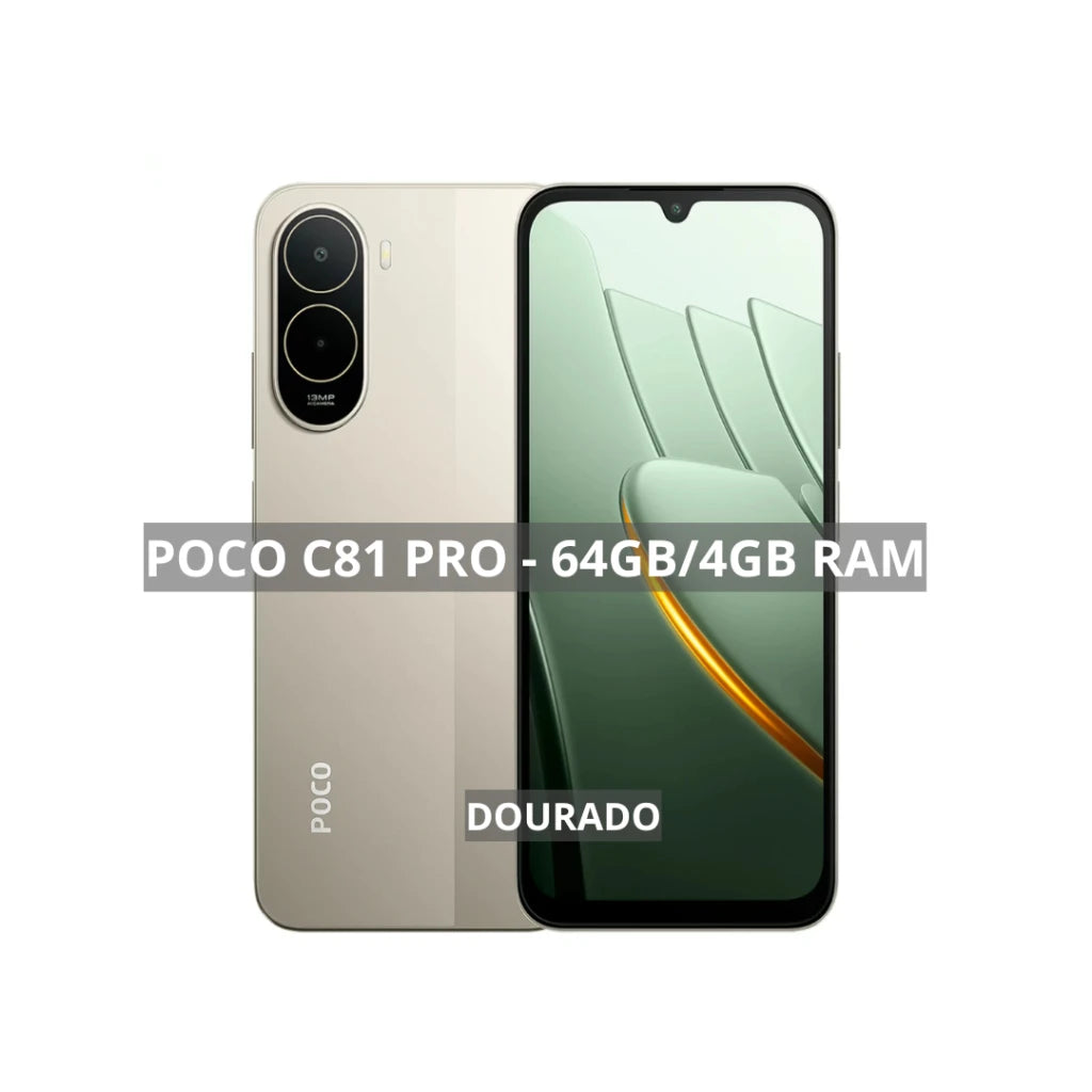 Xiaomi Poco C81 Pro 4g, 64Gb/4Gb, Global Version, Unisoc T7250 Processor, 6000Mah Battery