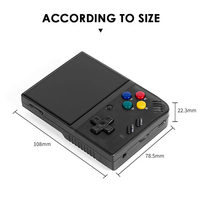 MIYOO Mini Plus Retro Pocket Emulator 3.5" OCA IPS Linux Handheld Console 3000mAh Multi Emulator Classic Video Game Console Gift