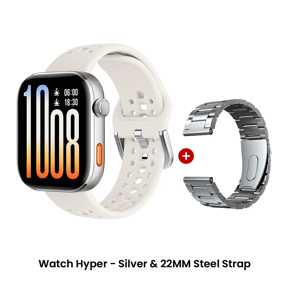 HAYLOU Watch Hyper Smartwatch 1.97" AMOLED Display Supports Dual-Band GPS Compass Offline Maps Message Reply Smart Watch 5ATM