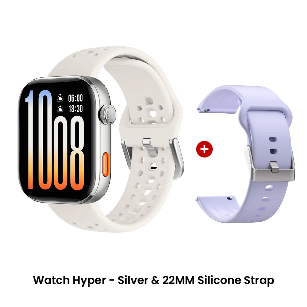 HAYLOU Watch Hyper Smartwatch 1.97" AMOLED Display Supports Dual-Band GPS Compass Offline Maps Message Reply Smart Watch 5ATM