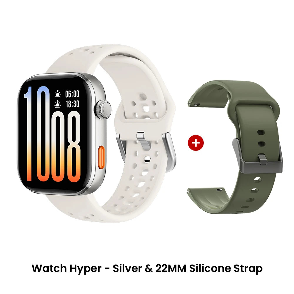 HAYLOU Watch Hyper Smartwatch 1.97" AMOLED Display Supports Dual-Band GPS Compass Offline Maps Message Reply Smart Watch 5ATM