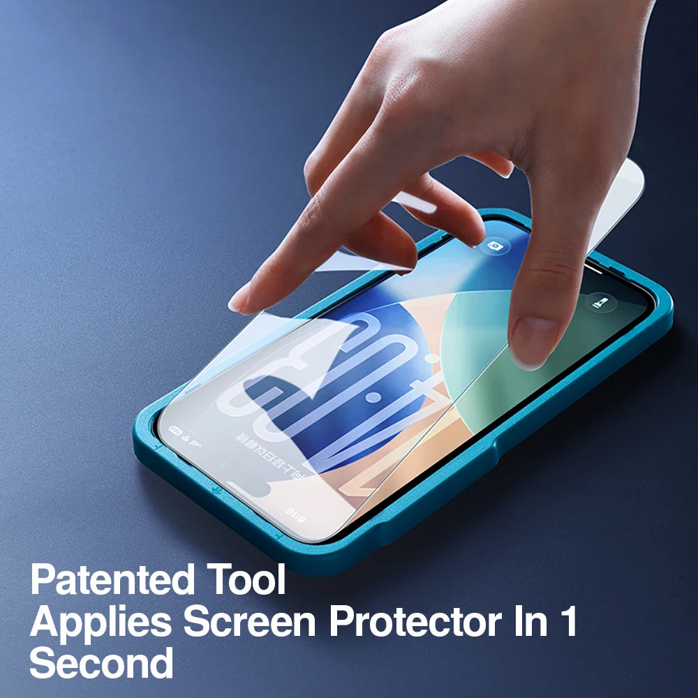 SmartDevil 2/3PCS Screen Protector for iPhone 17Pro Max 17 Borderless Tempered Glass Film for iPhone Air Anti-fingerprint Clear