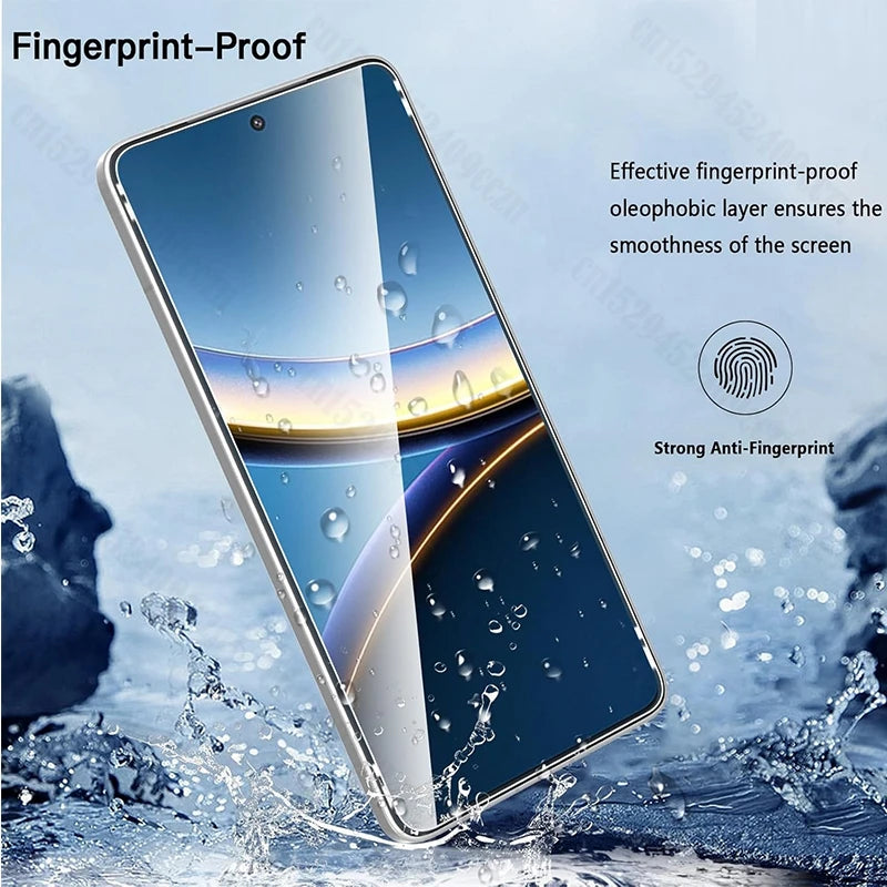 High Quality Screen Protector Tempered Glass For Xiaomi Poco X8 Pro Max Full Glue Glass For Xiaomi Poco X8 Pro Camera Soft Film