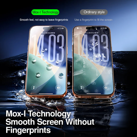 SmartDevil 2/3PCS Screen Protector for iPhone 17Pro Max 17 Borderless Tempered Glass Film for iPhone Air Anti-fingerprint Clear