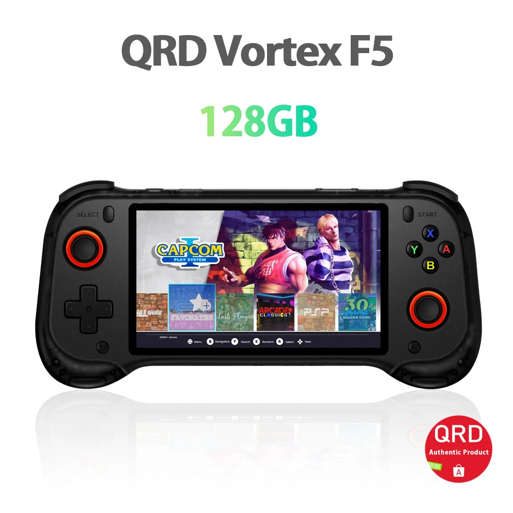 Authentic QRD Vortex F5 Pocket  Retro Handheld Game Console Portable Handheld Video Game Players