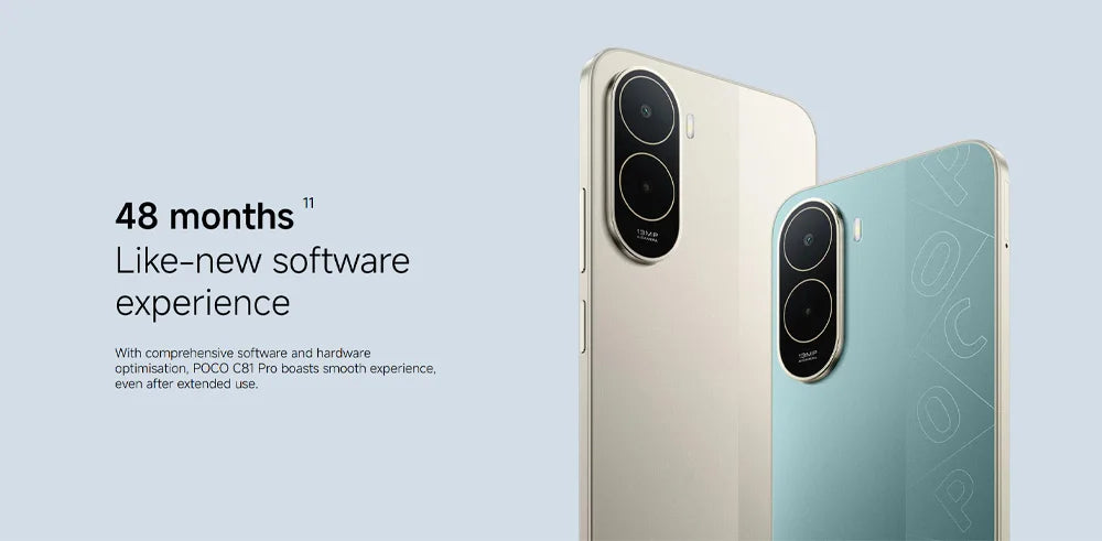 Xiaomi Poco C81 Pro 4g, 64Gb/4Gb, Global Version, Unisoc T7250 Processor, 6000Mah Battery