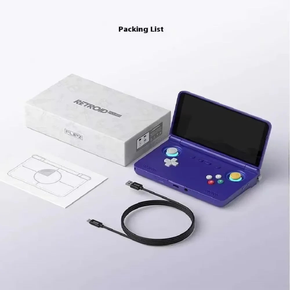 Retroid Pocket Flip 2 RP Flip 2 Retro Handheld Game Console Video Game Console 5.5''AMOLED Touch Screen PSP PS2 SD865 Android13