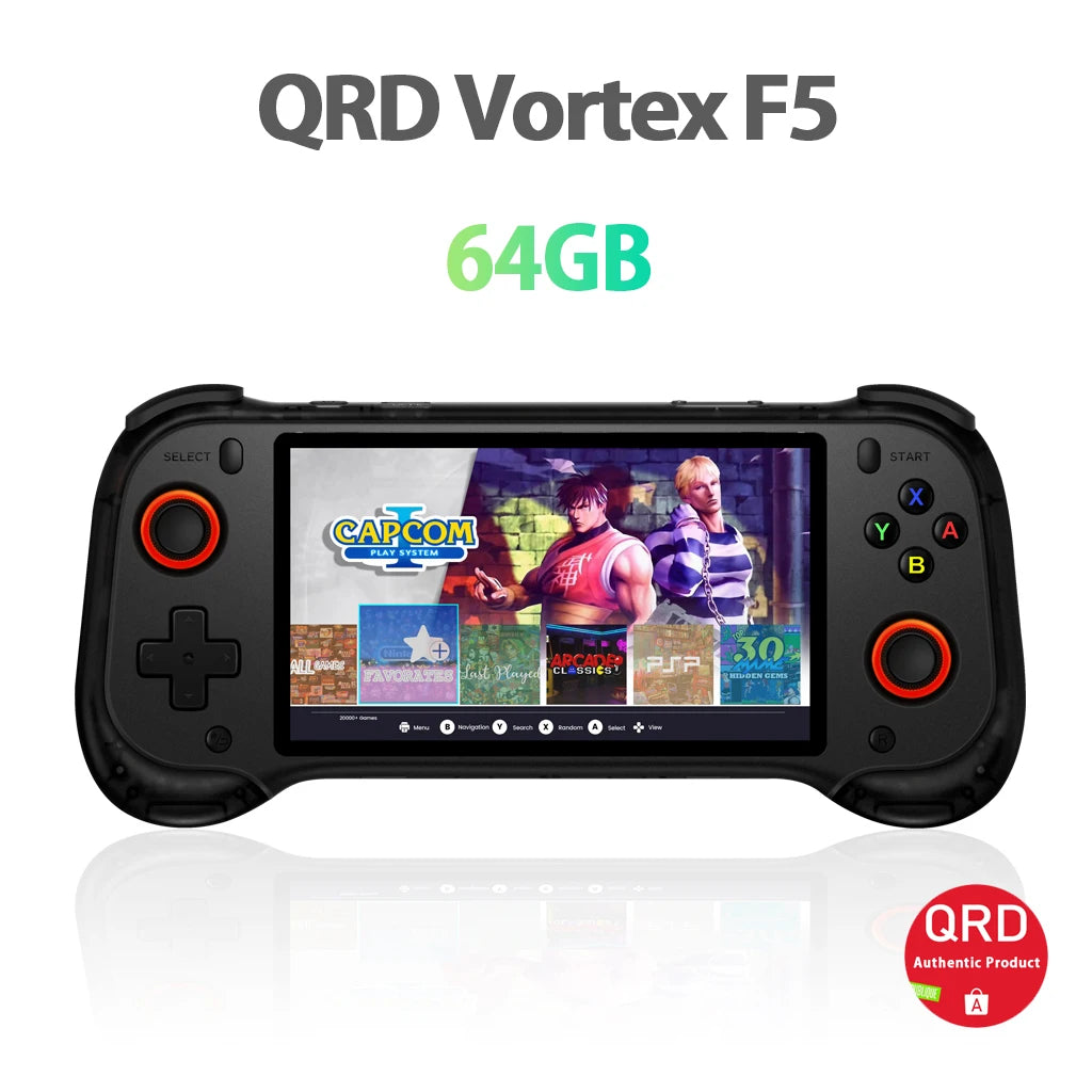 Authentic QRD Vortex F5 Pocket  Retro Handheld Game Console Portable Handheld Video Game Players