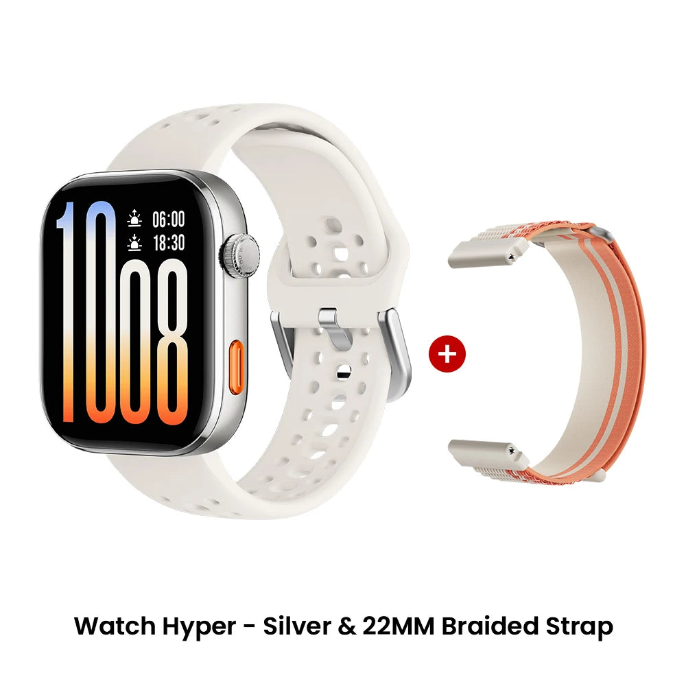 HAYLOU Watch Hyper Smartwatch 1.97" AMOLED Display Supports Dual-Band GPS Compass Offline Maps Message Reply Smart Watch 5ATM