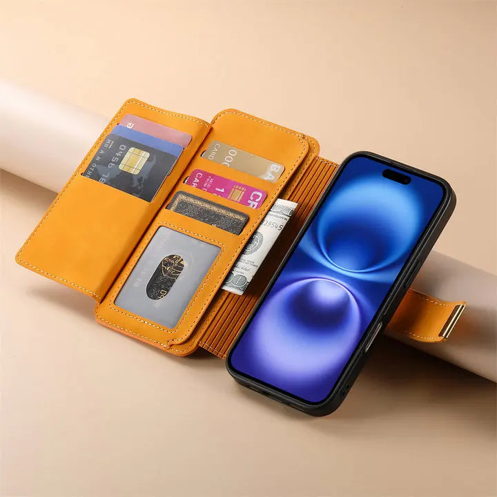For Xiaomi Poco X8 Pro Max F9 Ultra 5G 2In1 Detachable Leather Zipper Wallet Case Poco F9 X8 M8 F8 X7 M7 F7 X6 F6 Pro C65 Cover