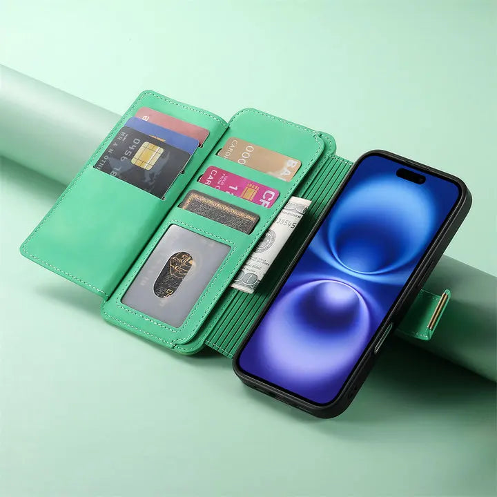 For Xiaomi Poco X8 Pro Max F9 Ultra 5G 2In1 Detachable Leather Zipper Wallet Case Poco F9 X8 M8 F8 X7 M7 F7 X6 F6 Pro C65 Cover