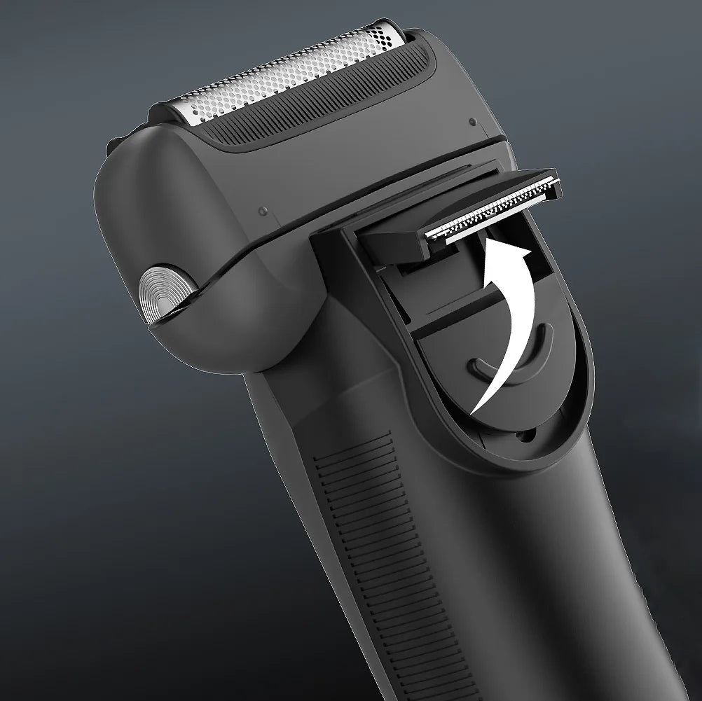 MOTAWISH Electric Shaver Reciprocating High and Low Two-speed Adjustable Shaver Full Body Washable Type-c Rechargeable Shaver