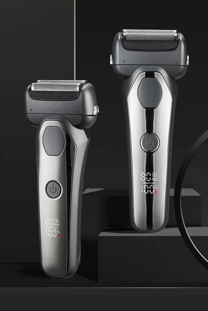 MOTAWISH Electric Shaver Reciprocating High and Low Two-speed Adjustable Shaver Full Body Washable Type-c Rechargeable Shaver