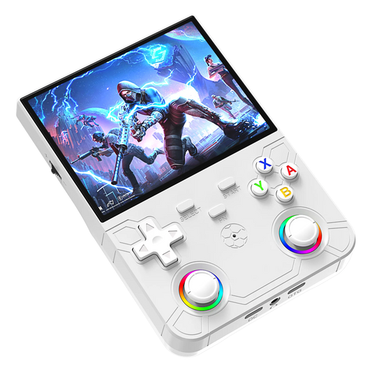New R36 Ultra X Handheld Retro Video Game Console IPS Screen 128GB Games Portable Pocket Player with Linux System