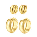 Chunky Hoop Earrings – Stainless Steel