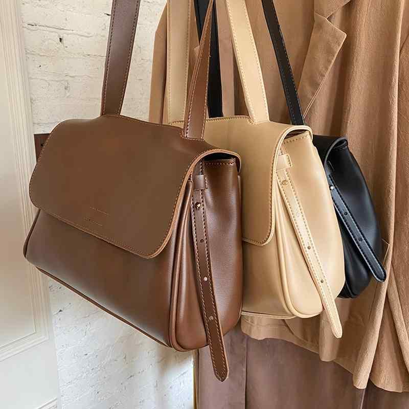 Minimalist Shoulder Bag – PU Leather