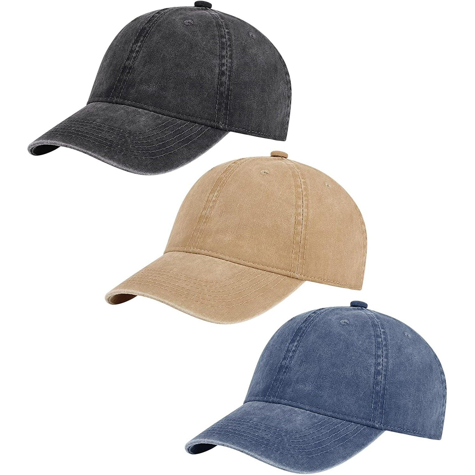 Vintage Washed Cotton Baseball Cap – Unisex