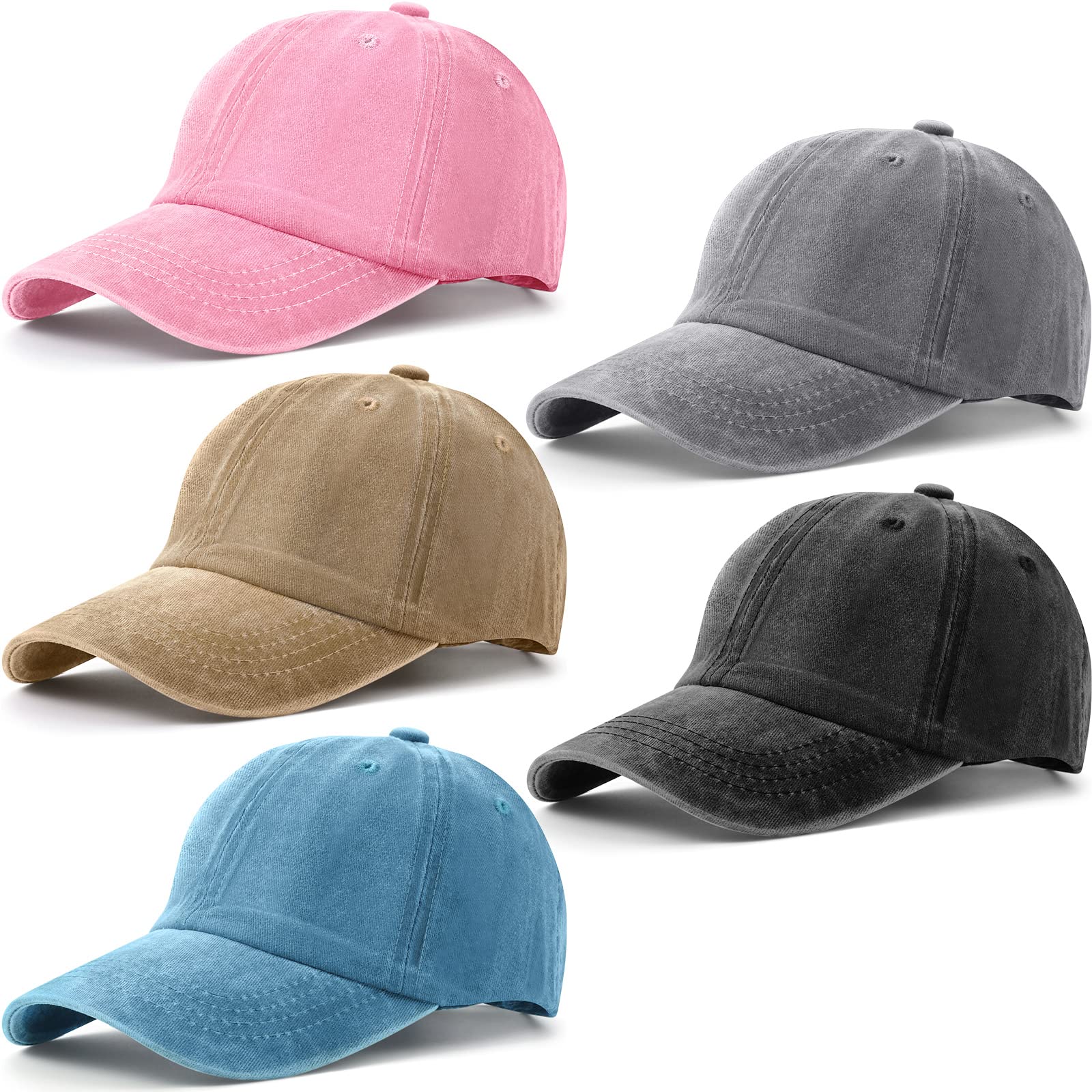 Vintage Washed Cotton Baseball Cap – Unisex