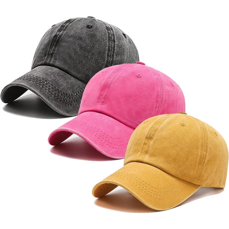 Vintage Washed Cotton Baseball Cap – Unisex