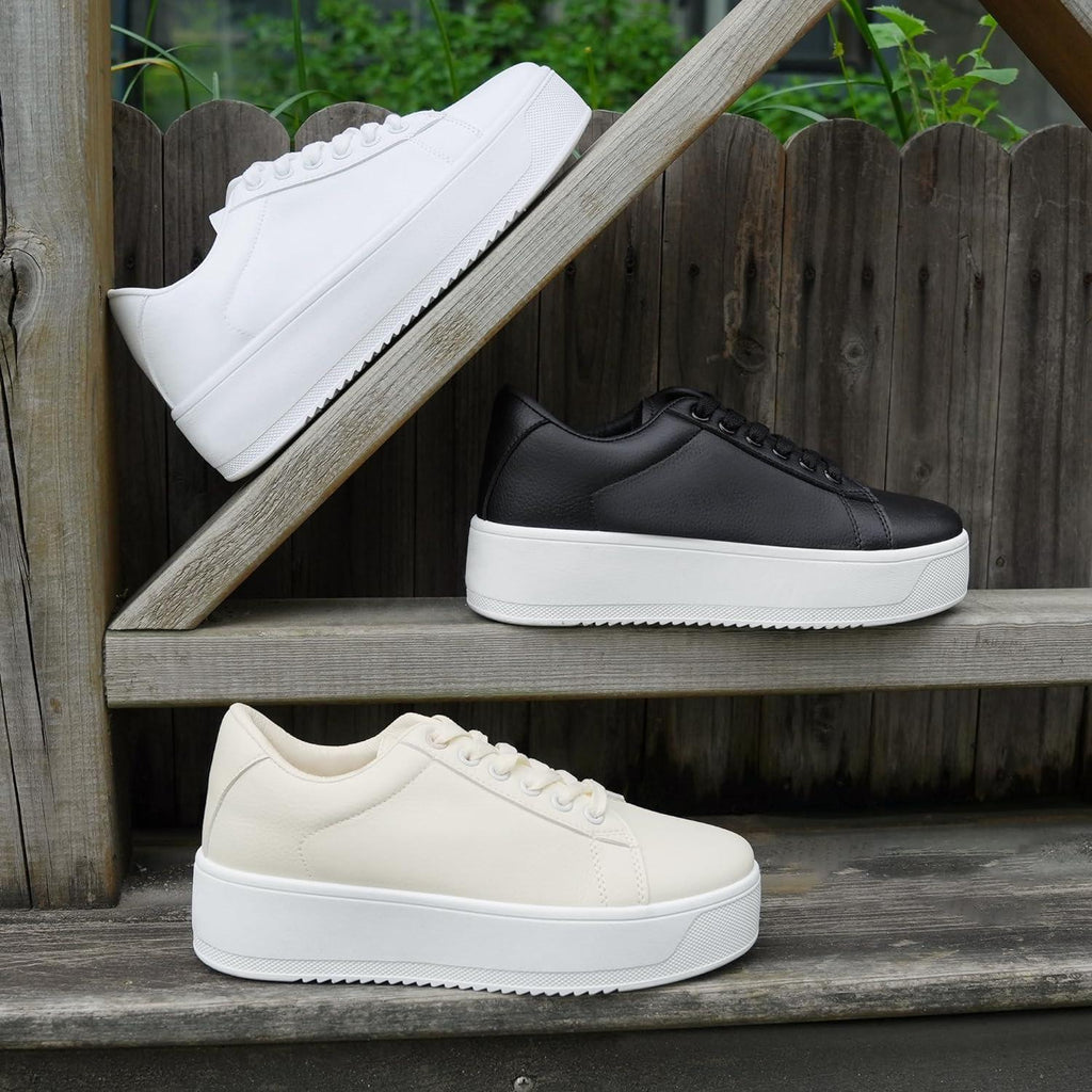 Minimalist Platform Sneakers – Unisex